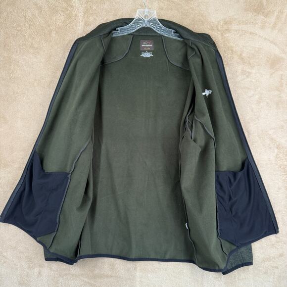 Greg Norman Jacket Mens L Green Black Tasso Elba Hydrotech Golf Outdoor Gorpcore - Picture 4 of 14